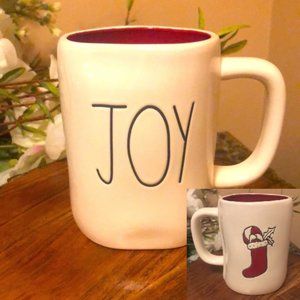 RAE DUNN DOUBLE SIDED CUP/MUG "JOY"